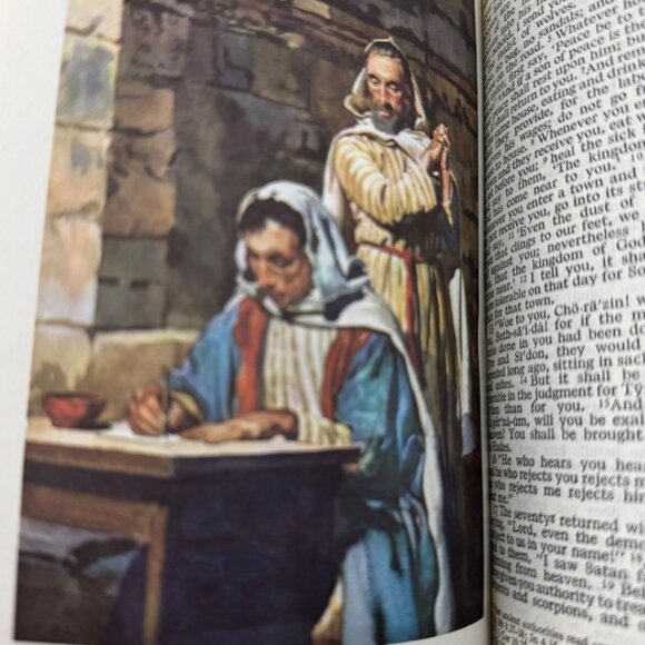 Vintage Holy Bible w Concordance Revised Standard Black Leather World Publishing - Picture 13 of 13